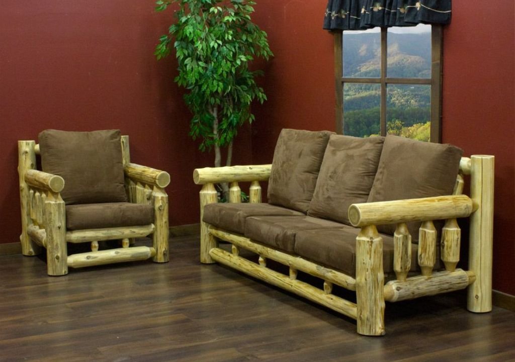 Pure Indian Teak Log Sofa Furniture